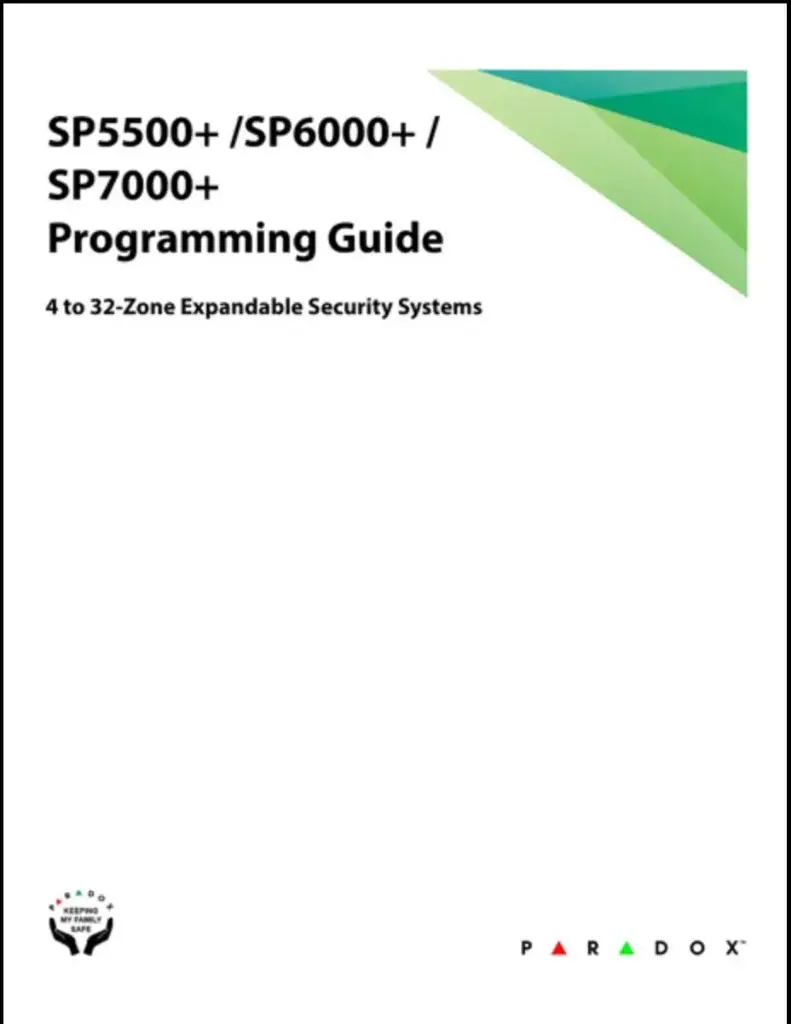 [SP - PROGRAMMING MANUAL] SP - PROGRAMMING MANUAL
